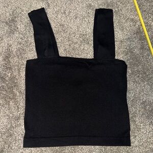 a new day Black Crop Top
